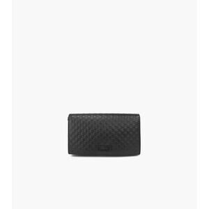 GUCCI Black Cima WOC Crossbody Bag A-A26192